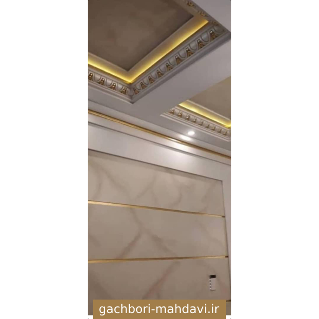 گچبری گلویی نور مخفی - gachbori-mahdavi